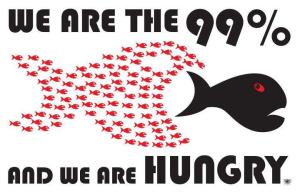 Nós somos os 99% [da sociedade mundial] e nós estamos com fome 